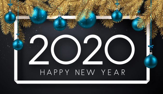 New year greeting card 2020 2 1 75+ Latest Happy New Year Greeting Cards - 34