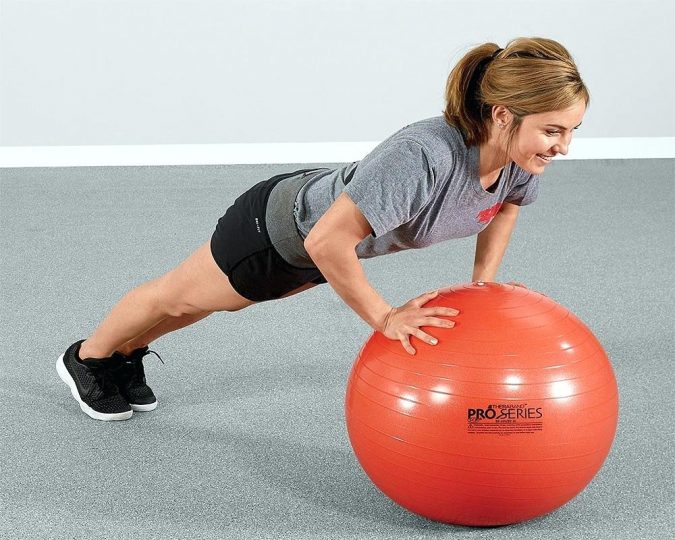 Thera Band exercise and stability ball. Top 15 Best Home Gym Equipment to Get Fit - 22
