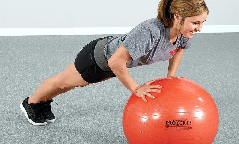 Top 15 Best Home Gym Equipment to Get Fit 1 Thera Band exercise and stability ball. Top 15 Best Home Gym Equipment to Get Fit - get fit 1