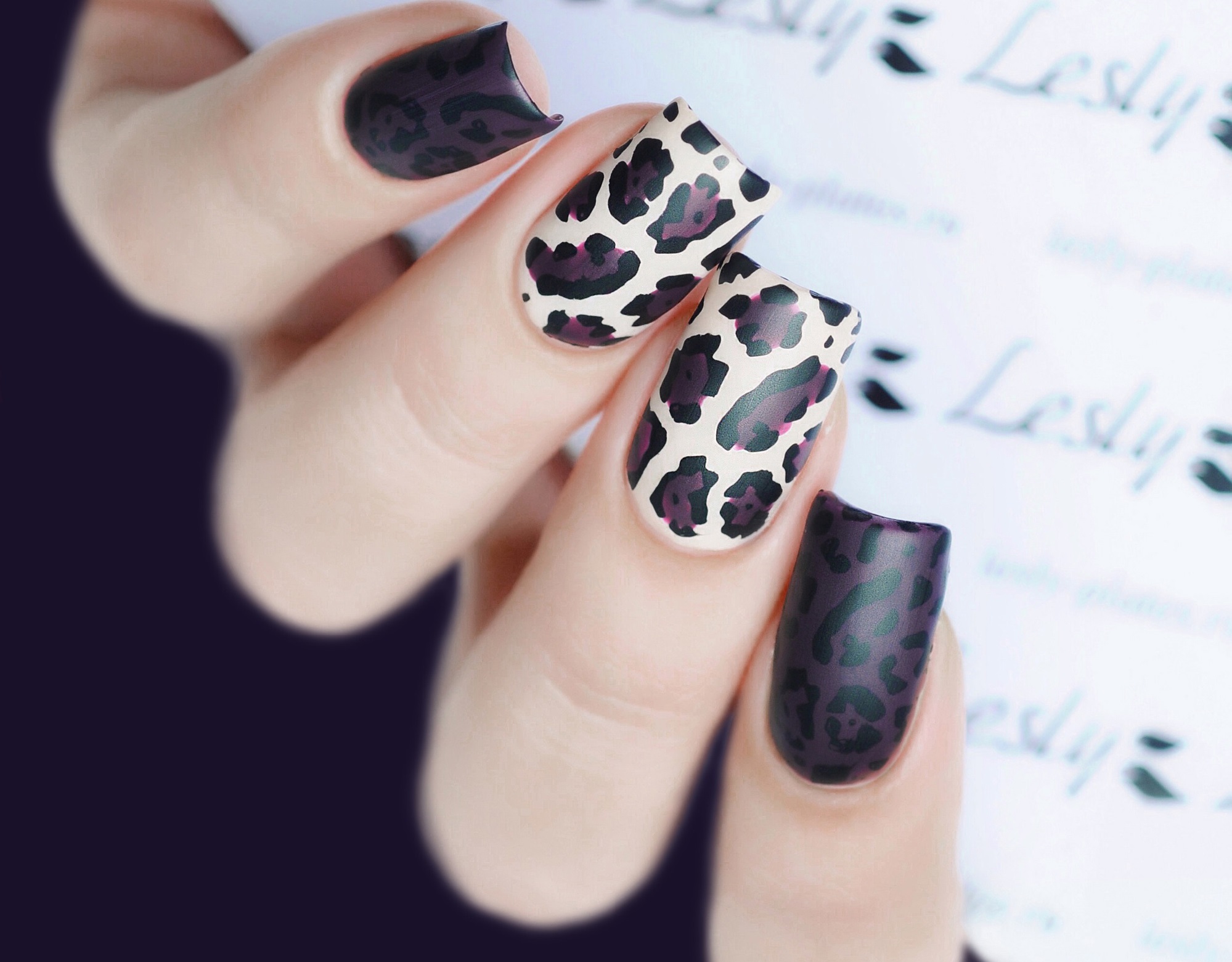 animal prints nail art 2 1 Top 10 Lovely Nail Polish Trends for Next Fall & Winter - 90 Pouted Lifestyle Magazine