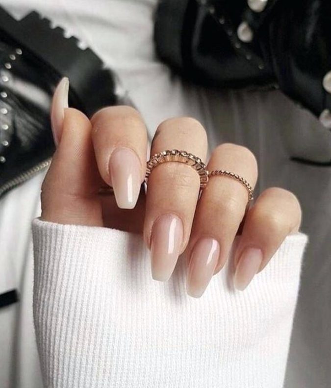 barely there coffin nails Top 10 Most Luxurious Nail Designs - 13