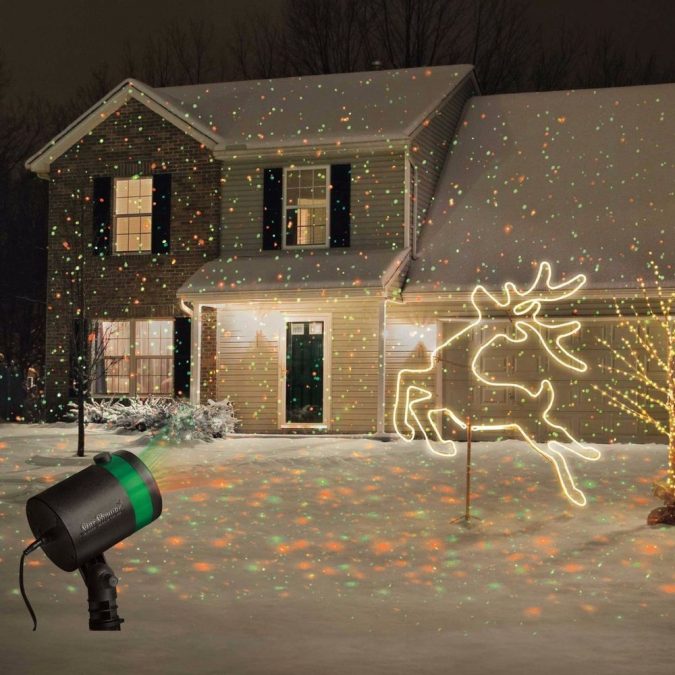 christmas decoration Laser lights 50+ Hottest Christmas Decoration Ideas - 41