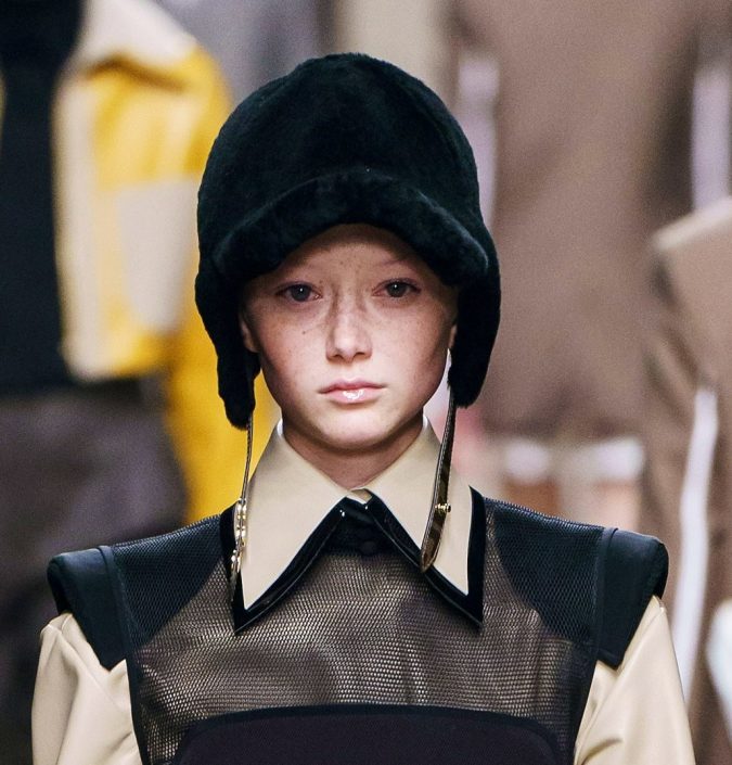 fall fashion 2019 jumper dress Fendi Top 10 Elegant Women’s Hat Trends For Winter - 4