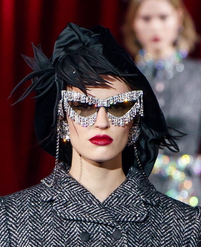 fall winter fashion 2020 adorned hat Dolce and Gabbana 2 Top 10 Elegant Women’s Hat Trends For Winter - 64