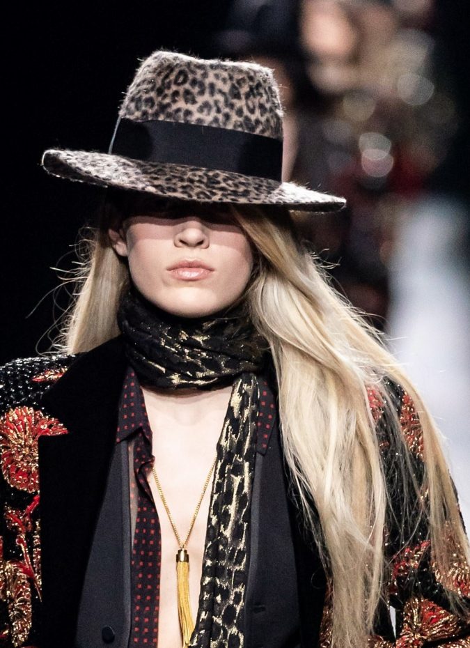 fall-winter-fashion-2020-animal-printed-hat-Saint-Laurent-675x930 Top 10 Elegant Women’s Hat Trends For Winter 2022