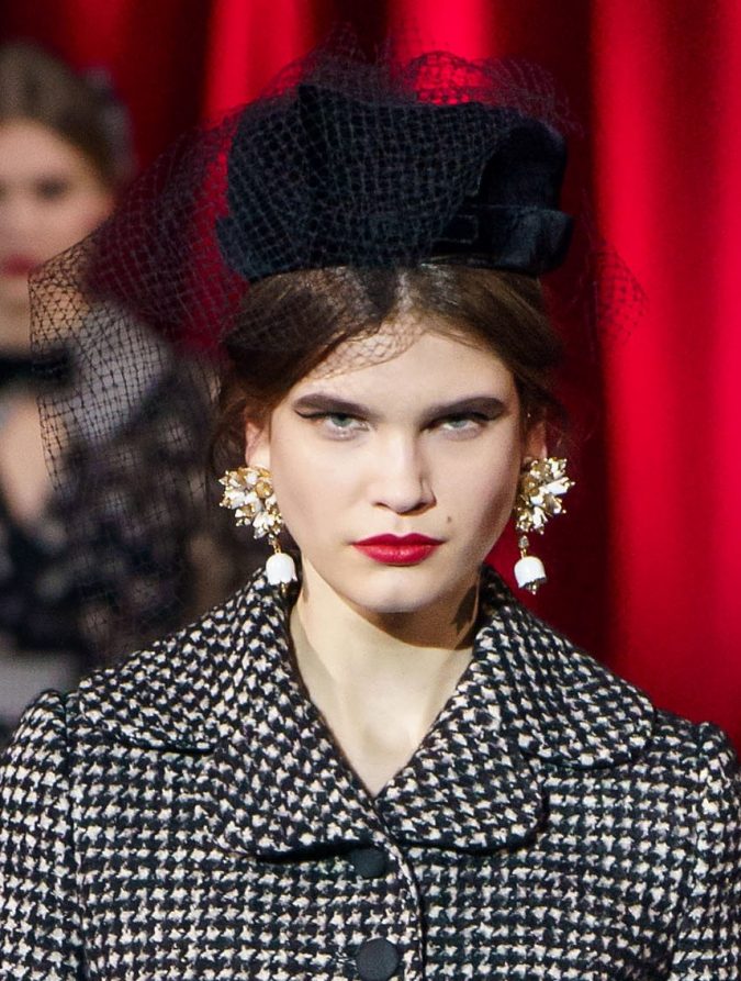 fall winter fashion 2020 faux fur hat Dolce and Gabbana Top 10 Elegant Women’s Hat Trends For Winter - 53