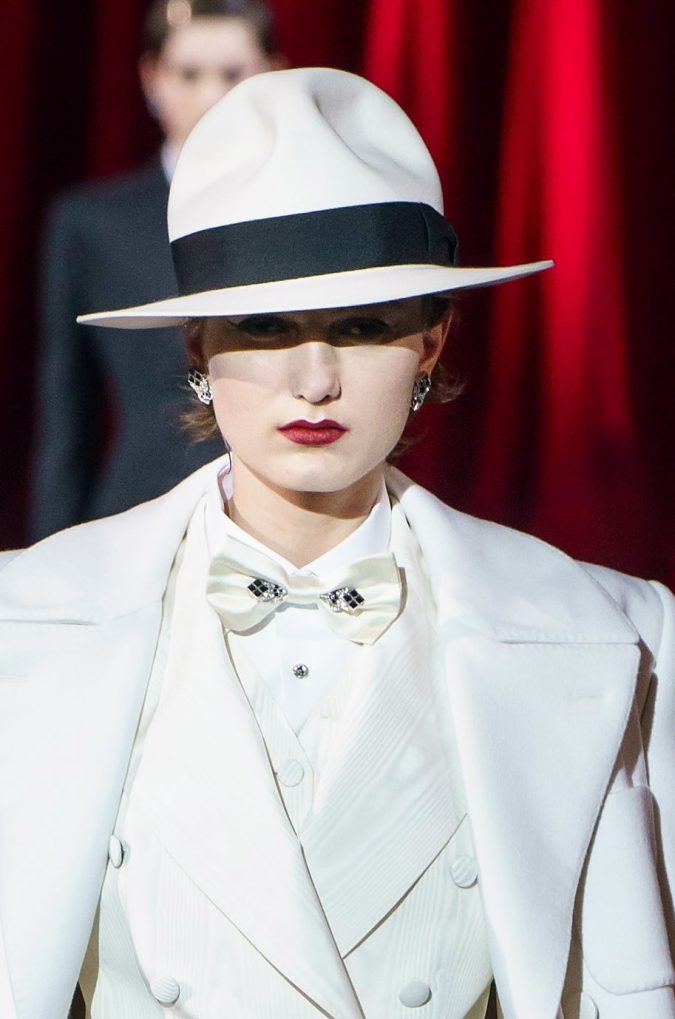 fall-winter-fashion-2020-fedora-hat-Dolce-and-gabbana-2-675x1019 Top 10 Elegant Women’s Hat Trends For Winter 2022