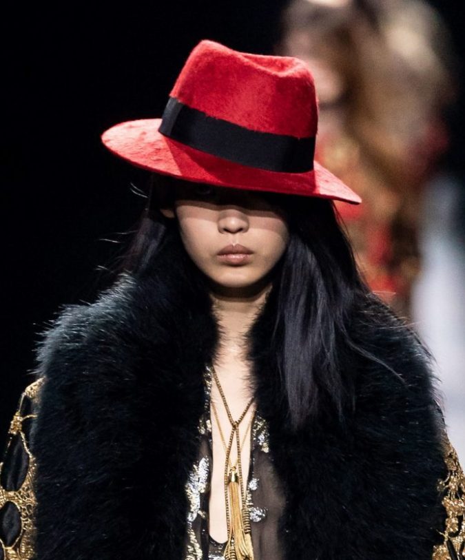 fall-winter-fashion-2020-hat-Saint-Laurent-scaled-e1575835496479-675x813 Top 10 Elegant Women’s Hat Trends For Winter 2022