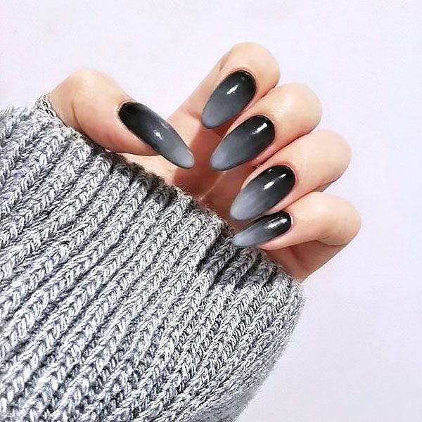 grey ombre nail art Top 10 Most Luxurious Nail Designs - 2
