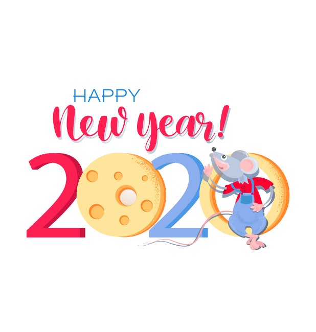 happy-new-year-cartooon-greeting-card-2020 75+ Latest Happy New Year Greeting Cards