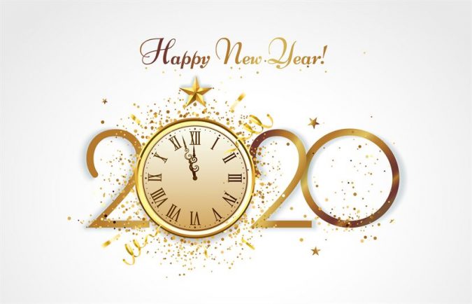 happy new year greeting card 2020 75+ Latest Happy New Year Greeting Cards - 43