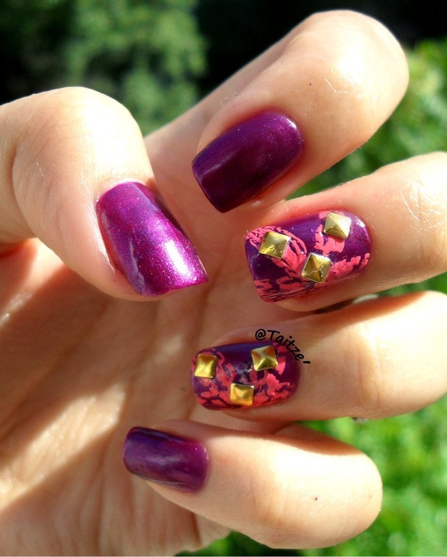 jewel-purple-nails-2 Top 10 Lovely Nail Polish Trends for Next Fall & Winter
