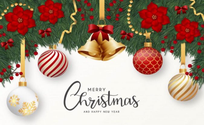 merry christmas and happy new year greeting card 2 75+ Latest Happy New Year Greeting Cards - 35