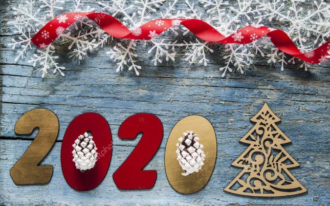 new year greeting card 2020 woodland 75+ Latest Happy New Year Greeting Cards - 4