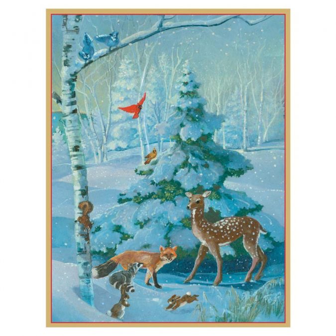 new year woodland greeting card 2020 1 75+ Latest Happy New Year Greeting Cards - 6