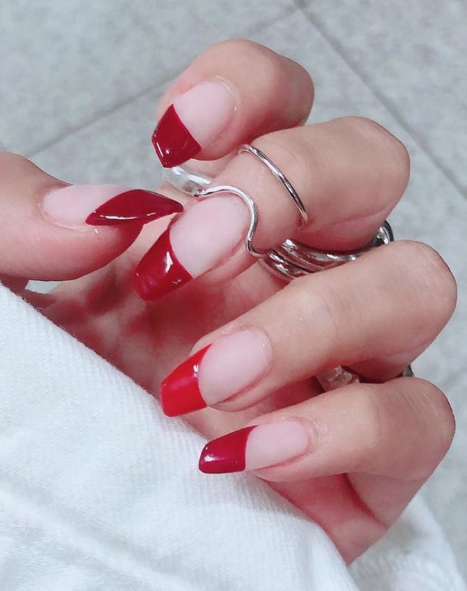 Top 10 Lovely Nail Polish Trends for Next Fall & Winter 36 red nails 3 Top 10 Lovely Nail Polish Trends for Next Fall & Winter - 36
