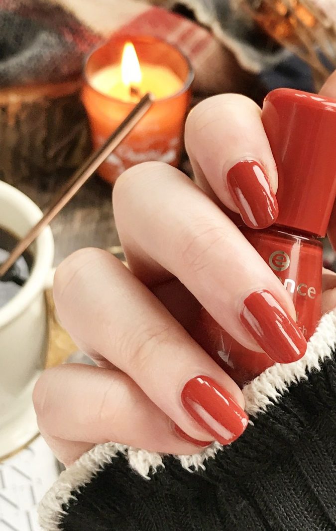spice paprika nails Top 10 Lovely Nail Polish Trends for Next Fall & Winter - 6