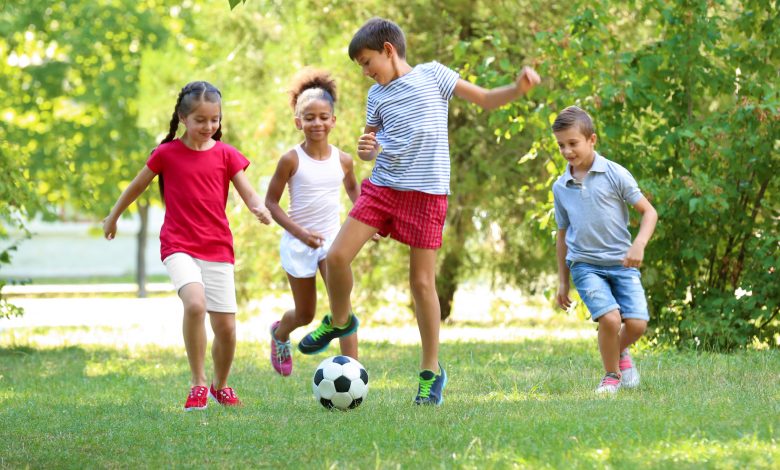 children playing Camp Shohola Explains How to Improve Childhood Fitness - Childhood obesity 1