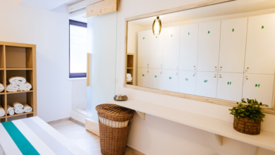 mirror in bathroom 1 5 Ways of Using Gym Mirrors in Your Home Interior - 66