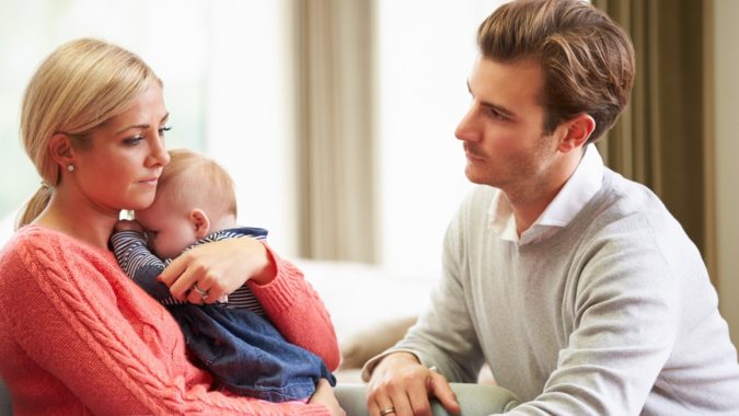 stressed parents and baby 10 Signs that You Need an Online Therapist Help - 5
