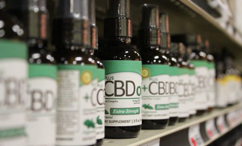 CBD oil displayed in store Can I Buy CBD in Retail Stores? - Buying CBD 1