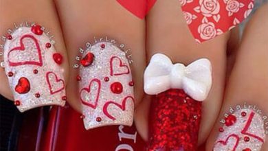 Valentines Day Nail Art 35 Most Trendy Valentine’s Day Nail Art Designs - 8 american kids clothing