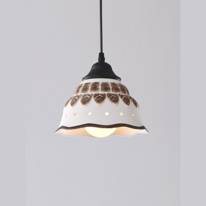 Bedroom Decor ceramics pendant ceiling lamp 15 Hottest Ceiling Lamp Ideas for Teens’ Bedrooms - 2