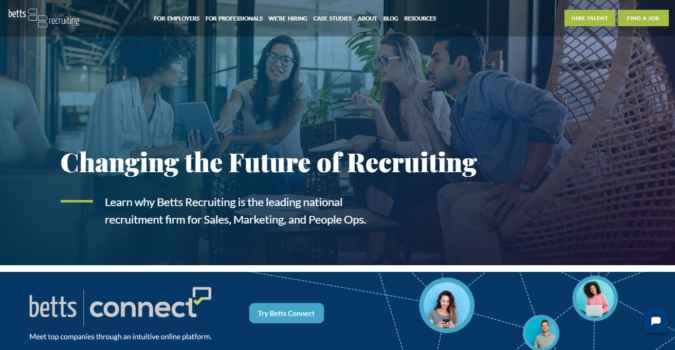 Betts Recruiting Online Job Website