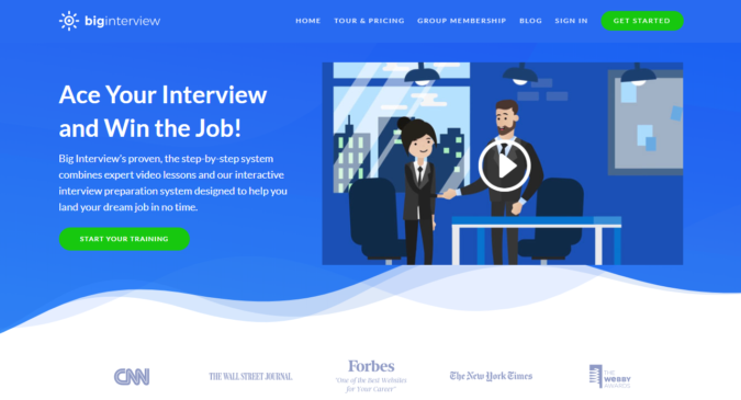 Big Interview Online Job site