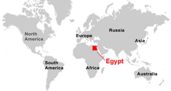 Top 10 Most Dangerous Countries for Women in the World 7 Egypt world map Top 10 Most Dangerous Countries for Women in the World - 7