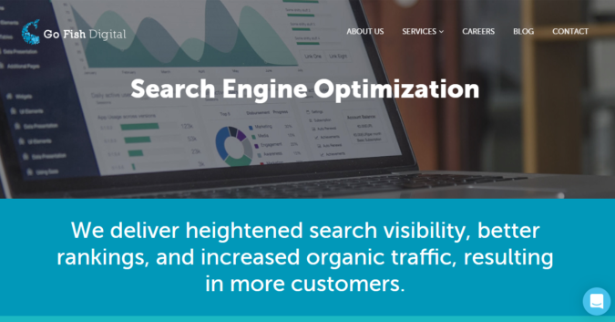 Top 75 SEO Companies & Services in the World 52 Go Fish Digital screenshot Top 75 SEO Companies & Services in the World - 52