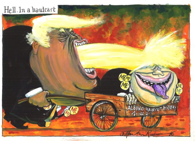 Martin-Rowson-cartoon-2-675x488 Top 20 Most Famous Cartoonists in The World 2021
