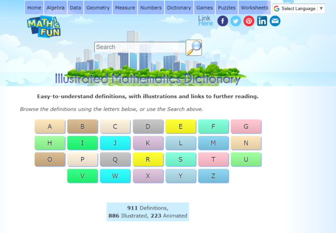 Top 50 Free Learning Websites for Kids 32 Math is Fun screenshot Top 50 Free Learning Websites for Kids - 32