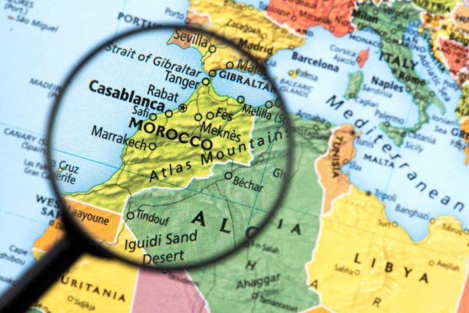 Top 10 Most Dangerous Countries for Women in the World 5 Morocco map Top 10 Most Dangerous Countries for Women in the World - 5