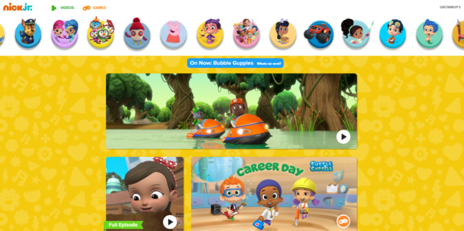 Top 50 Free Learning Websites for Kids 52 NickJr screenshot Top 50 Free Learning Websites for Kids - 52