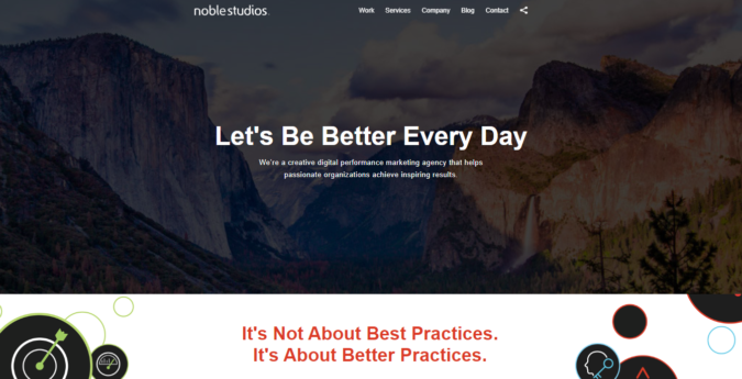 Top 75 SEO Companies & Services in the World 20 Noble studios screenshot Top 75 SEO Companies & Services in the World - 20