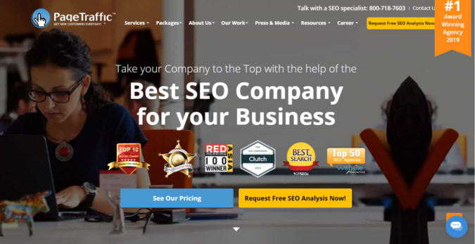 Top 75 SEO Companies & Services in the World 71 Page Traffic screenshot 1 Top 75 SEO Companies & Services in the World - 71