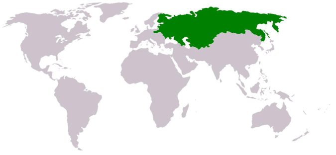 Top 10 Most Dangerous Countries for Women in the World 15 Russia world map Top 10 Most Dangerous Countries for Women in the World - 15