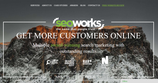 Top 75 SEO Companies & Services in the World 10 SEO works screenshot Top 75 SEO Companies & Services in the World - 10
