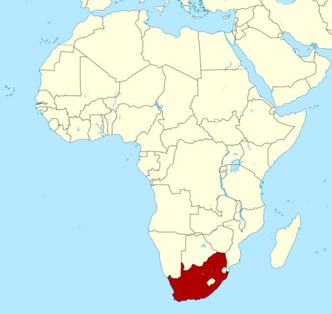 Top 10 Most Dangerous Countries for Women in the World 20 South Africa in africa map Top 10 Most Dangerous Countries for Women in the World - 20