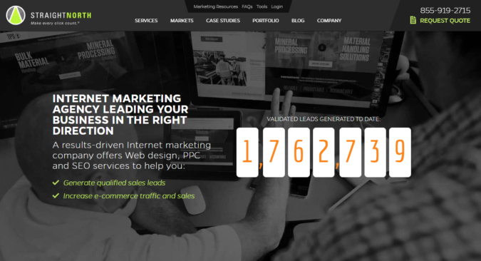 Top 75 SEO Companies & Services in the World 48 Straight North screenshot 1 Top 75 SEO Companies & Services in the World - 48