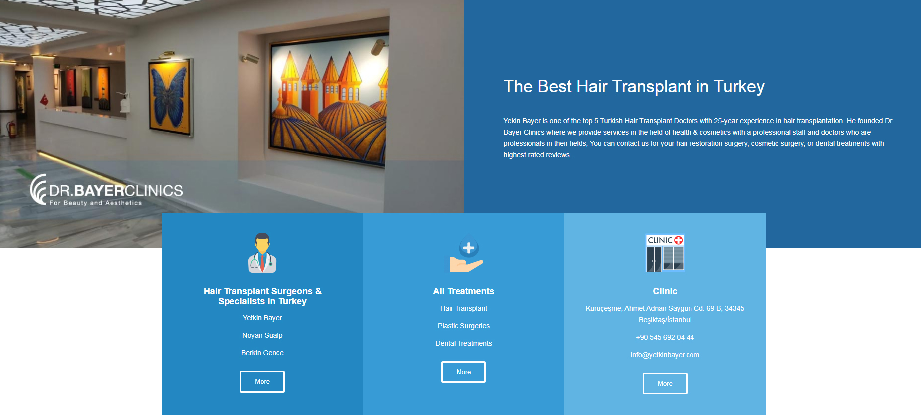 Top 10 Best Hair Transplant Clinics in Turkey 11 bayer Top 10 Best Hair Transplant Clinics in Turkey - 11