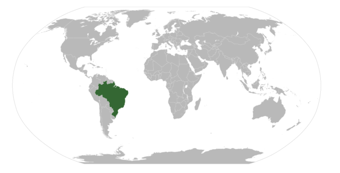 Top 10 Most Dangerous Countries for Women in the World 17 brazil world map Top 10 Most Dangerous Countries for Women in the World - 17