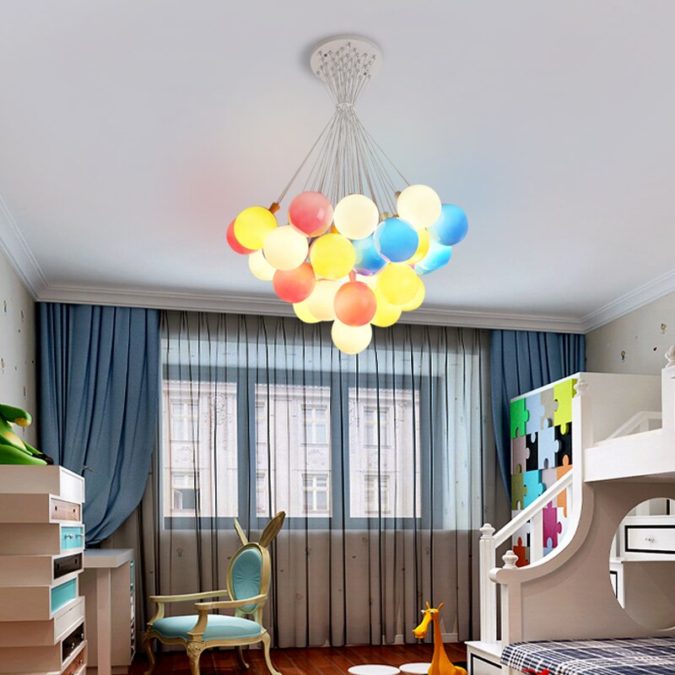 home decor balloon ceiling lamps 15 Hottest Ceiling Lamp Ideas for Teens’ Bedrooms - 26