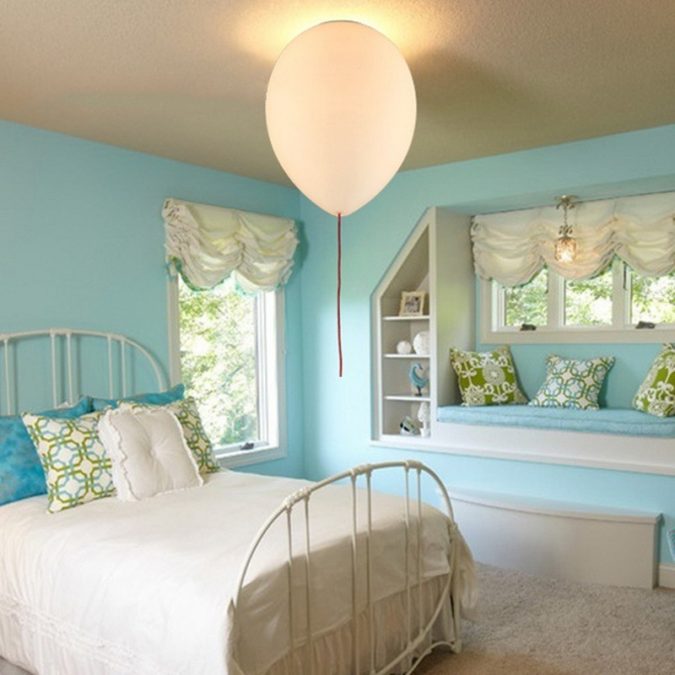 home decor teenage bedroom balloon ceiling lamp 15 Hottest Ceiling Lamp Ideas for Teens’ Bedrooms - 18
