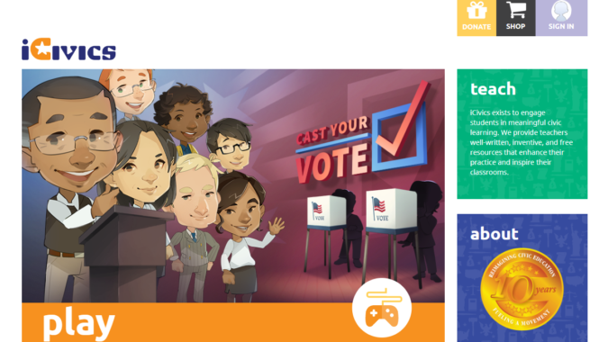 Top 50 Free Learning Websites for Kids 31 iCivics screenshots Top 50 Free Learning Websites for Kids - 31