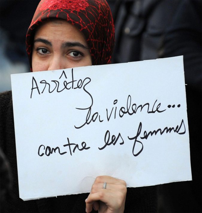 Top 10 Most Dangerous Countries for Women in the World 6 morocco protesting against violence against women Top 10 Most Dangerous Countries for Women in the World - 6
