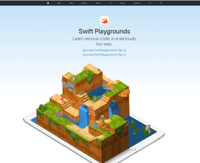 swift playgrounds Top 50 Free Learning Websites for Kids - 8