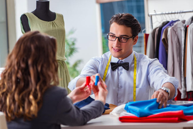 tailor-and-client-675x451 Getting an Outfit Custom Made: 5 Tips for Success