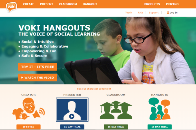 voki screenshot Top 50 Free Learning Websites for Kids - 51